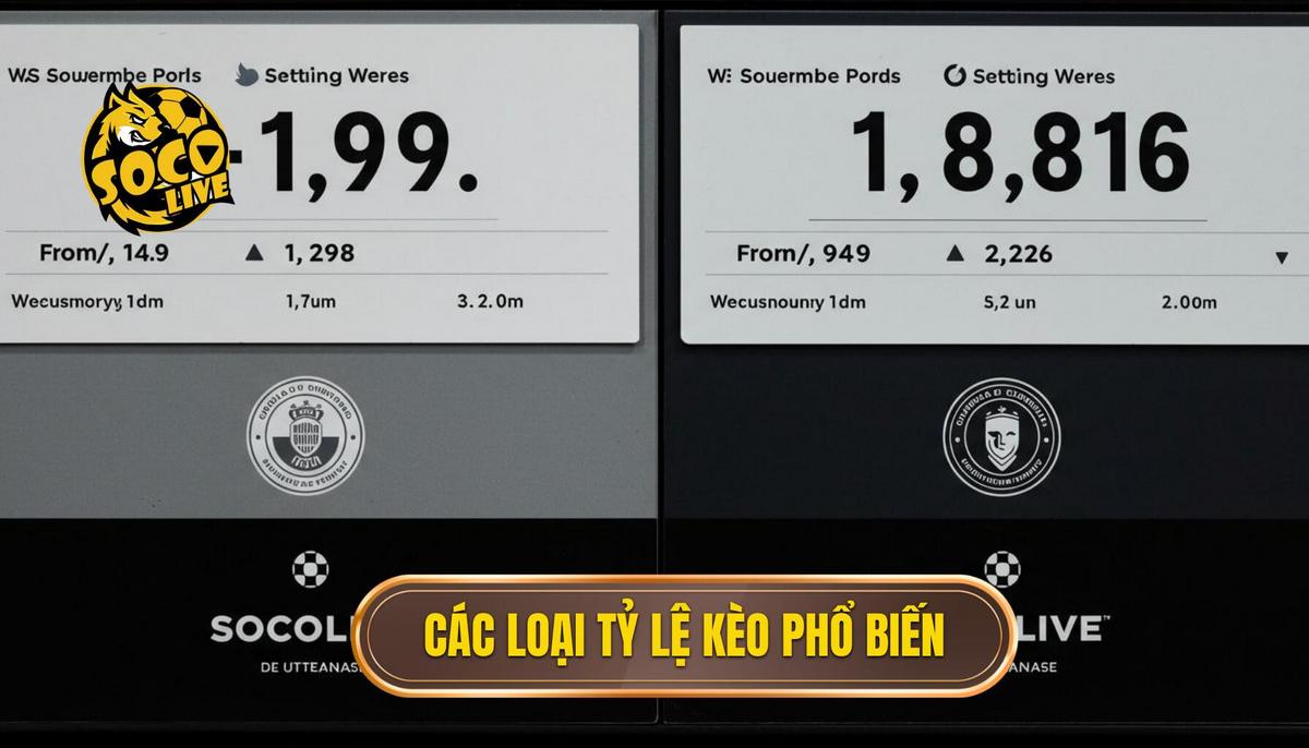 Cách Đọc Tỷ Lệ Kèo Bóng Đá Chuẩn Xác: Hướng Dẫn Chi Tiết Từ A đến Z 2 2. Các Loại Tỷ Lệ Kèo Bóng Đá Phổ Biến Nhất