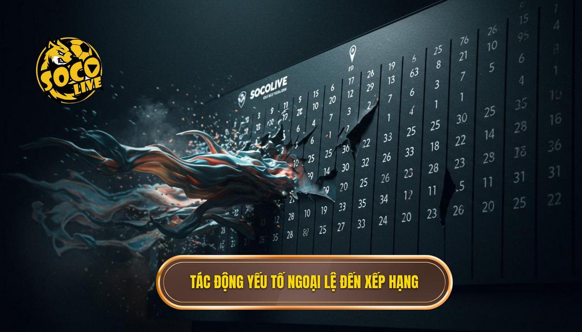 Ảnh Hưởng Của Các Yếu Tố Ngoại Lệ Đến Bảng Xếp Hạng