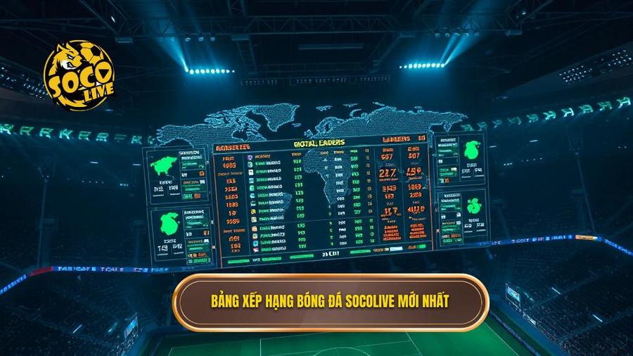 Socolive bảng xếp hạng bóng đá bao quát mọi giải đấu lớn nhỏ